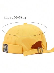 Faringoto Unisex Brimless Hats Visor-Less Sailor Skullcap Beanies - 56-58cm - View 19