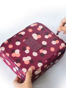 1PC 红色花朵针线收纳袋适用于针线收纳 DIY配件收纳袋