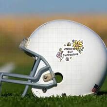 3 英寸“疯狂但支持贴纸 - 可爱有趣的花卉贴纸，适用于笔记本电脑、笔记本、水瓶、个人空间、心理健康角落和朋友区 | 非常适合朋友、幽默爱好者、心理健康倡导者和支持者 | 送给朋友、家人和同事的理想礼物 | 令人振奋的幽默贴纸，适用于友谊装饰、自我护理和相关幽默”