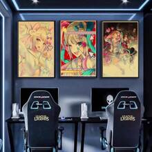 1pc/3PCS Áp phích nghệ thuật treo tường Khung tùy chọn Anime Poor Girl Trò chơi quá mức Áp phích Nghệ thuật vải Canvas cổ điển Trang trí nhà Nhãn dán tường Áp phích phòng khách Không khung - Nhiều màu - Xem 8