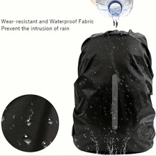 1pc Waterproof Rain Cover With Reflective Straps (18L-25L), With 2 Adjustable Non-Slip Buckle Straps, Rain, Snow, Dust Cover