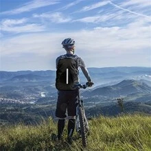 1pc Waterproof Rain Cover With Reflective Straps (18L-25L), With 2 Adjustable Non-Slip Buckle Straps, Rain, Snow, Dust Cover