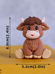 1/4 件可爱动物、栅栏、树蛋糕装饰烘焙配件，创意 DIY 装饰适用于生日派对、节日庆典、丰收节