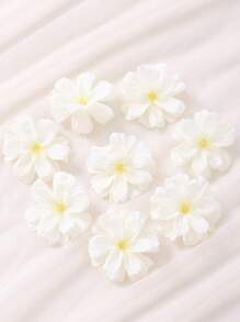 50 件/20 件人造樱花头人造花婚礼派对鞋帽 DIY 花环装饰，散装迷你花朵工艺品人造花头 - 彩色 - 查看 20