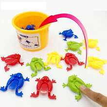 20PCS Hopping Plastic Frog Nostalgia Classic Red Frog Green Frog Yellow Frog Blue Frog Hopping Frog Indoor Hopping Frog - Multicolor - View 11