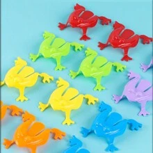 20PCS Hopping Plastic Frog Nostalgia Classic Red Frog Green Frog Yellow Frog Blue Frog Hopping Frog Indoor Hopping Frog - Multicolor - View 5