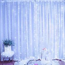 仙女灯串 3/6 米 8 种模式 LED 卧室灯 婚礼圣诞装饰派对节日户外灯 USB 窗帘灯，圣诞节