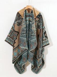 1pc Diamond Grid Geometric Pattern Plaid Casual Street-Style Retro Design - Multicolor - View 12