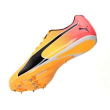 Puma Zapatillas de Running EvoSPEED Sprint 14, Tracción y Velocidad para Hombres/Mujeres en Competición y Entrenamiento, Modelo 377001 - Amarillo luz diurna-rojo atardecer-negro - Ver 6