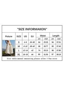 Women Y2k Bubble Maxi Skirt Summer Elastic Low Waist A Line Long Skirt Casual Fairy Ruffle Pleated Midi Dress - 白色 - 查看 5