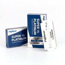 100 piezas/30 piezas/20 piezas/10 piezas Hojas de afeitar, hojas de acero inoxidable de doble filo, rasquetas para afeitar y recortar cejas, hojas de afeitar manuales antiguas, hojas de afeitar de doble filo - Multicolor - Ver 4