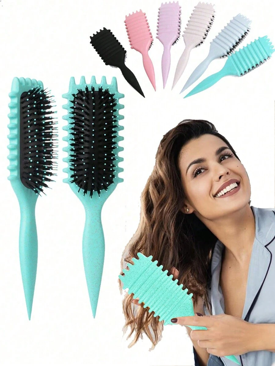 Hair brushes-EU+UK 2025 New Curling Hair Styling Comb, Candy Brush Curling Hair Styling Comb For Women, Essential For Back To School And Travel, Women's Hair Accessory, Comb, Edge Comb, Detangling Comb, Ball-Shaped Comb, Mini Comb Set, Wooden Comb, Comb Set, Comb, Hair Comb, Hairstylist, Hairstyling Equipment, Hairstyle, Hairstyling, Comb, Comb Set, Comb, Curling Comb, Detangling Comb, Women's Comb, Hairstylist Accessories, Hairstyling Salon, Hairstyling Equipment - 彩色 - 查看 1