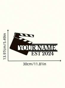 1 Custom Movie Night Metal Wall Art Logo Personalized Vintage Movie Iron Decoration Custom Home Theater Metal Signage The Perfect Gift For Movie Lovers Vintage Movie Popcorn Design Wall Hanging The Perfect Home Improvement Housewarming Gift For Movie Actors, Valentine's Day, Valentine's Day Decor Gifts Birthday Graduation