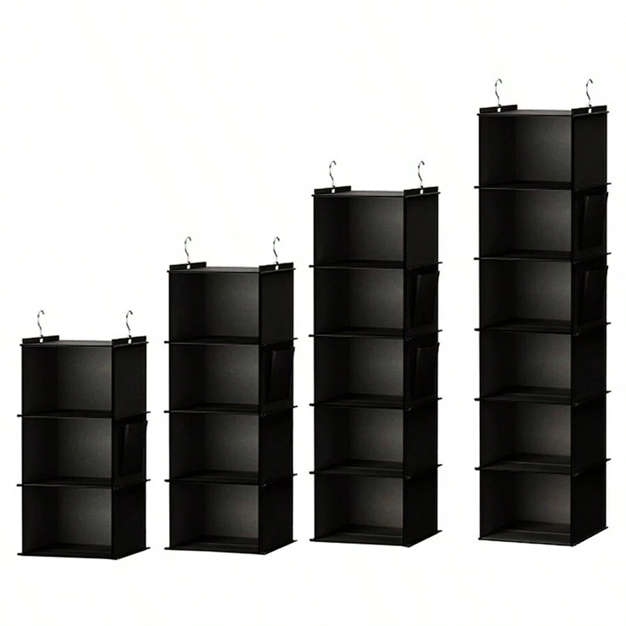 Suport pentru dulap suspendat și raft de depozitare, dulap suspendat pliabil, dulap și RV agățat dormitor, organizator, depozitare acasă, pentru tricouri albe femei, pantaloni negri femei, haine de iarnă pentru doamne, rochie, haine de iarnă pentru doamne, rochii de femei elegante, cămașă albă pentru doamne, mânecă lungă, rochie albă pentru femei, primăvară, rochie pentru femei, primăvară Depozitare haine, minimaliste, topuri de vară - Multicolor - Vizualizare 1