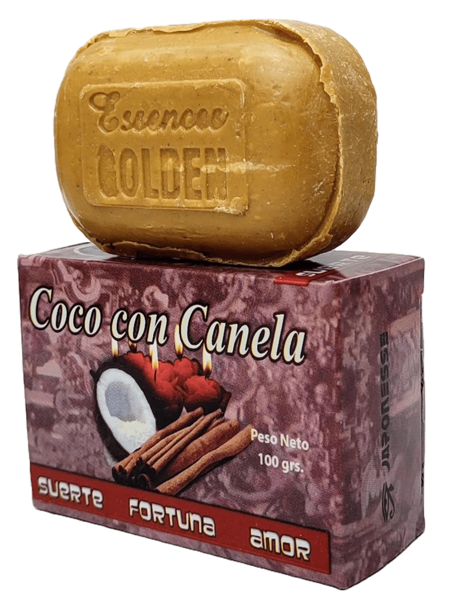 Jabon Esoterico Coco Canela Para Suerte Fortuna Amor - Café integral - Ver 1