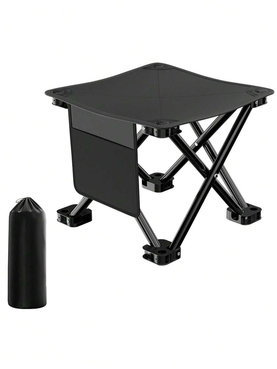 Camping Stool Camping Foot Stool Folding Stools, Portable Mini Chair Outdoor Portable Seat With Carry Bag For Hunting Fishing Hiking - Multicolor - View 1