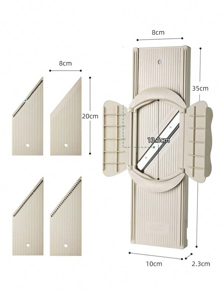 1PC Shredder Kitchen do krojenia ziemniaków w paski, plasterki ziemniaków i warzywa. Narzędzie do wycierania i strugania. Wielofunkcyjne - Wielokolorowe - Zobacz 7