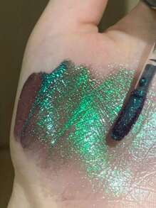 GIRLCULT Unreal High Gloss Lip Gloss J75 Firefly, Chameleon Liquid Lipstick, Oil-Based Sparkling Glitter Lip Gloss, Shimmering Metallic Finish, Long-Lasting Color, Holographic, Talc-Free, Korean Makeup - J75 Firefly - 查看 3