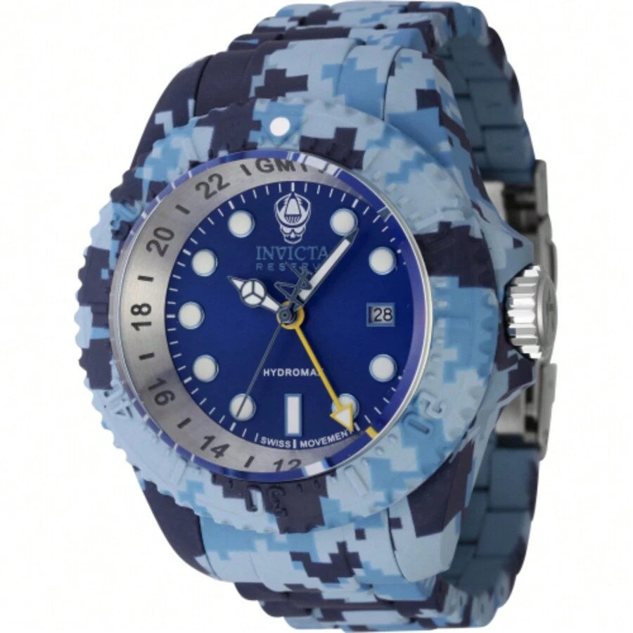 Invicta Men's 45940 Reserve Quartz 3 Hand Blue Dial Watch - 均碼 - 查看 1