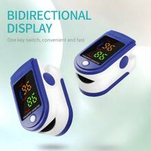 1 Pc Oximetry LED Fingertip Oximeter Heart Rate Monitor Finger Clip Blood Oxygen Saturation Pulse Monitoring Pulsometer