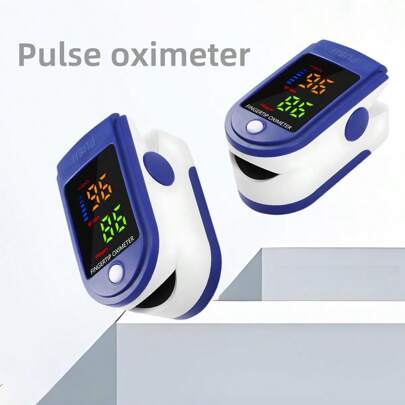 1 Pc Oximetry LED Fingertip Oximeter Heart Rate Monitor Finger Clip Blood Oxygen Saturation Pulse Monitoring Pulsometer