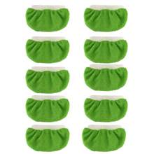 1/4/10 Pieces Of White Microfiber Cloth Cover Suitable For Handheld Steam Cleaners, Washable And Reusable Alternative Cloth, Compatible With Wagner Spraytech Steam Shot, Comfortday, PurSteam ﻿ - Green - View 5