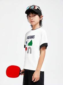 Annil Tween Girls Short - Sleeve T-Shirts Wrinkle - Resistant, Casual, Loose And Elastic With Print.