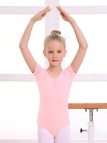 E.DANCE Collant de balé de manga comprida para meninas adolescentes, roupa de dança tumbling