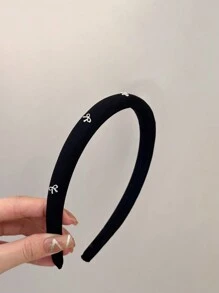 女款蝴蝶結髮箍 黑色時尚髮箍 粉色防滑髮箍 女性配件 情人節髮帶 美妝居家髮飾 - 彩色 - 查看 12