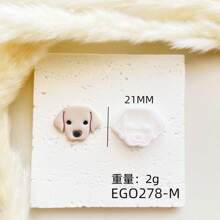 Dog Puppy Cute Animal Combination Mold Polymer Clay Cutter Stereo Dog Diy Earrings Pendant Jewelry Pottery Tools