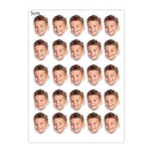 [Custom] Personalized Face Stickers - Customized Portrait Stickers | Waterproof PVC | Creative Daily Photo Giftback To School Winter Gift Ideas Boy Girl Valentine's Day - Face Stickers - View 6