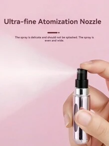 1/3/4 件可再填充香水喷雾瓶，便携式迷你独立香水瓶，旅行随身喷雾容器 5ml