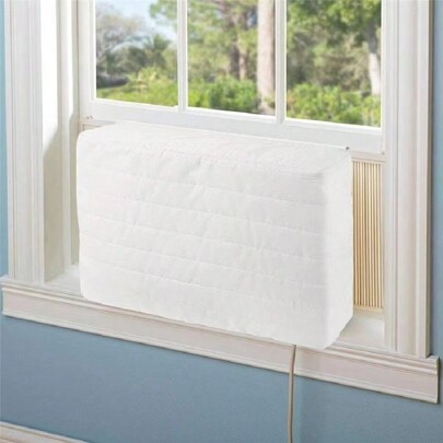 Air Conditioner Cover, Quilted Indoor Fan Dust Cover, Air Conditioner Wind Resistant Cover