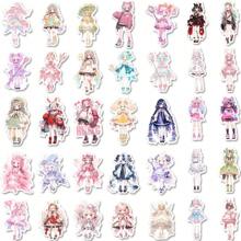 48 pièces Autocollants mode pour filles pour la saison d'automne, autocollants PVC imperméables et réutilisables, décoratifs pour planche à roulettes, cahier, bouteille d'eau, réfrigérateur