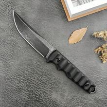 Multi Purpose Outdoor Small Straight Knife 3.9-Inch Field EDC Tool Portable Mountaineering Equipment Kydex Sheath Hunting Knife - Tổng chiều dài: 21,3cm Chiều dài lưỡi dao: 9,9cm Chiều dài tay cầm: 10,9cm - Xem 1