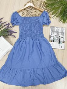 Women Dresses - 淺藍色 - 查看 2