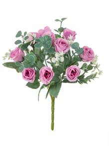 1PC 1 Mảnh Hoa Giả, 10 Nụ Hoa Hồng Phong Cách Hàn Quốc, Trang Trí Phòng Cây Giả, Trang Trí Mùa Thu, Trang Trí Trung Tâm Trang Trí Mùa Thu, Hoa Cưới, Trang Trí Đám Cưới, Vật Liệu Làm Vòng Hoa Tự Làm, Vật Liệu Trang Trí Tiệc Sinh Nhật, Tiệc Gia Đình, Phòng Khách, Bình Hoa, Vườn Ngoài Trời, Trang Trí Mùa Thu, Ngày Lễ Tình Nhân, Quà Tặng Năm Mới - trắng - Xem 10