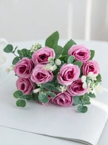 1PC 1 Mảnh Hoa Giả, 10 Nụ Hoa Hồng Phong Cách Hàn Quốc, Trang Trí Phòng Cây Giả, Trang Trí Mùa Thu, Trang Trí Trung Tâm Trang Trí Mùa Thu, Hoa Cưới, Trang Trí Đám Cưới, Vật Liệu Làm Vòng Hoa Tự Làm, Vật Liệu Trang Trí Tiệc Sinh Nhật, Tiệc Gia Đình, Phòng Khách, Bình Hoa, Vườn Ngoài Trời, Trang Trí Mùa Thu, Ngày Lễ Tình Nhân, Quà Tặng Năm Mới - trắng - Xem 8