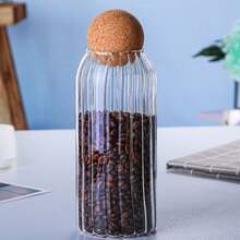 Home Kitchen Appliances Accessories Gadgets Tools Christmas Kitchen Stuff Cooking Christmas - Ball Striped Glass Jar - View 12