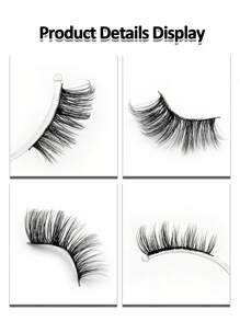 7 Pairs Rikuaild Soft & Natural Cat Eye False Eyelashes, Fluffy & Wispy Eyelash Extensions - Natural Lashes - View 4