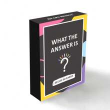 50pcs/Set Card Game For Party, Board Game - "What's The Answer?" Interactive Game For Couples, Friends, Party Supplies, Guessing Game, Couple Game Cards, Portable Cards, Valentine's Day Gifts, Party Entertainment, Perfect Date Night, Family Gathering Entertainment Card Game, Friends Party Card Game, Holiday Entertainment Game, Couples Card Game, Couples Card Game, Couple Cards, Game Day, Holiday Game, Games, Board Game, Card Game