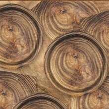 10pcs-Suitable For 10 Guests Vintage Woodgrain Party Disposable Paper Plates Vintage Woodgrain Party Tableware Disposable Round Dinner Plates Tableware Holiday Celebration Birthday Party Banquet Tea Party Wedding Exquisite Craftsmanship Fashionable Collocation