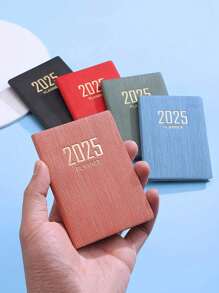 2025 A7 Planner Notebook, Weekly Planner With Daily Schedule, Mini Portable Diary Notebook, PU Leather Cover, English Planner With To-Do List, Tasks, Expense Tracker, And Meal/School Supplies Organizer - Multicolor - View 13