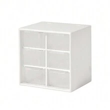 1 pièce Organisateur de bureau en plastique avec 9/6 mini tiroirs, boîte à outils pour enseignants, boîte de rangement pour fournitures de bureau, bac de finition pour petits articles et sundries, rangement pour épingles à cheveux/autocollants/accessoires faits main, boîtes de rangement et organisateurs