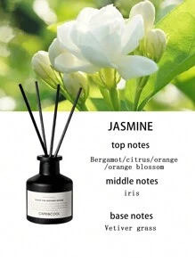 Set da 5 pezzi, kit di aromaterapia contenente un diffusore di aromaterapia e quattro bastoncini per diffusore, con estratti vegetali naturali, olio essenziale di aromaterapia per la casa, aromaterapia senza fiamme per uso domestico interno, aromaterapia a lunga durata, set di oli essenziali per aromaterapia floreale per camera da letto e bagno, deodorante per ambienti
