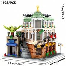 7080pcs Building Blocks, Street View Magic Flower House DIY, Christmas, Day Gift - Dream Flower Room - View 13