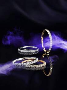 2 Chiếc/Nhẫn mũi mạ vàng chống dị ứng 316L cao cấp 16G/18G, có sẵn tùy chọn vàng và bạc, khảm Zirconia, phù hợp cho chạy thể thao và vòng kín không dễ rơi ra. Nhẫn màng đôi - Khuyên mũi thời trang cao cấp 2Psc - Xem 10