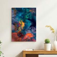 Abstract Decorative Frame Strong Colors Fabric Printing Infinite Edge - 彩色 - 查看 6