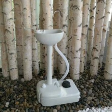 CHH-7701 Portable Removable Outdoor Wash Basin White - 1 - View 11