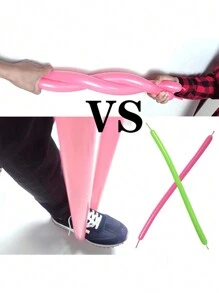 20/50个马卡龙长气球多色扭曲气球DIY造型长魔术气球带免费泵用于婚礼情人节生日节日派对装饰